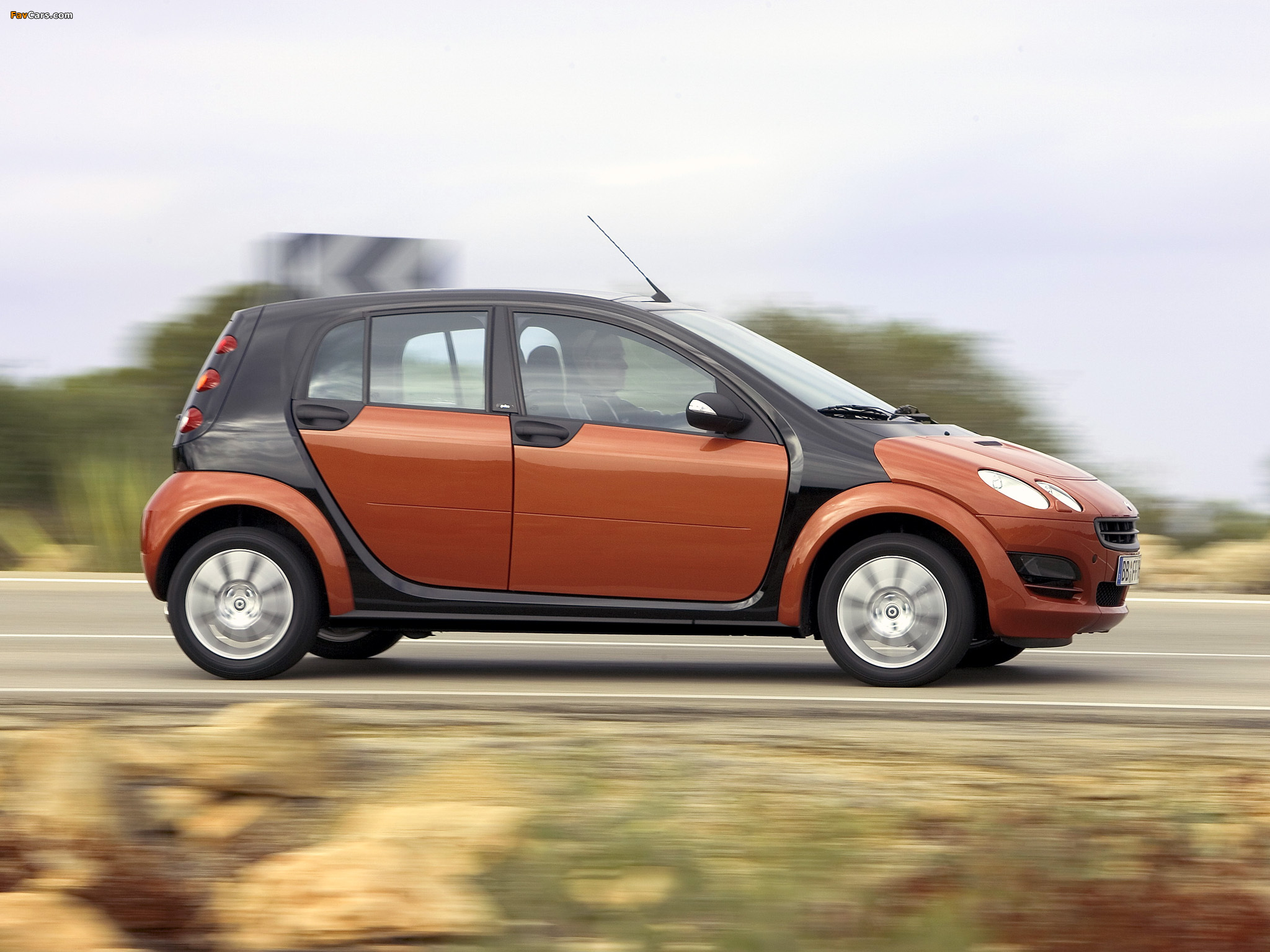 Smart ForFour 2004–06 wallpapers (2048 x 1536)