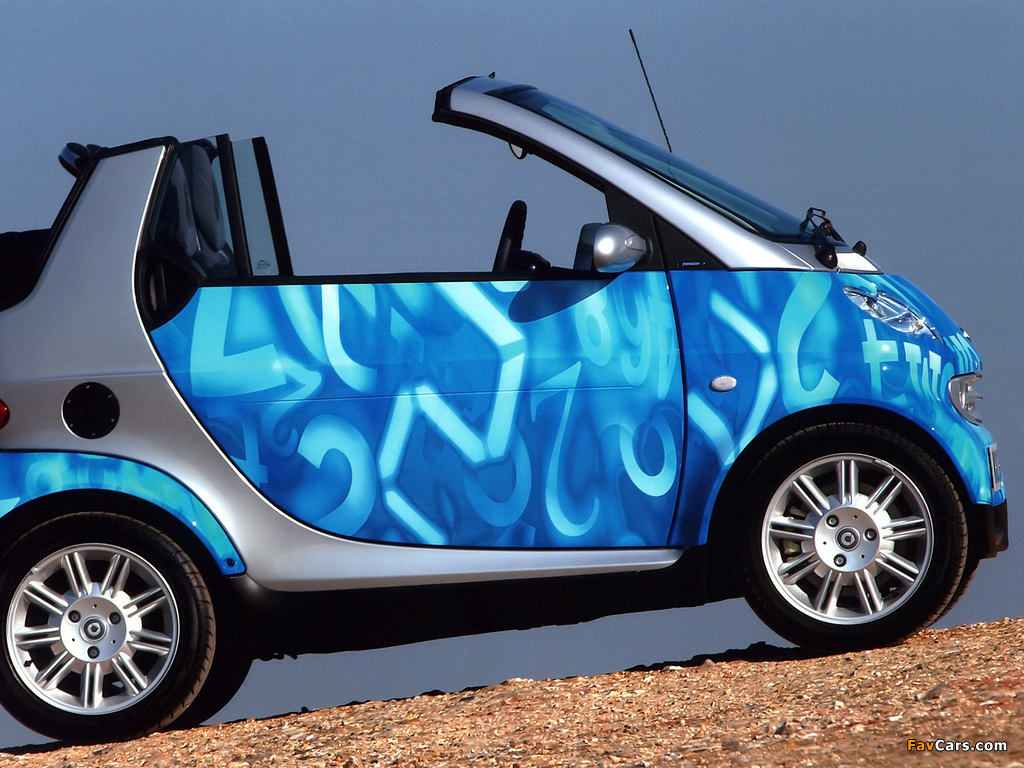 Smart City Cabrio UK-spec 2000–04 wallpapers (1024 x 768)