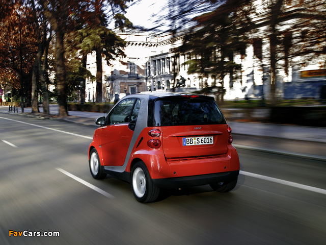 Smart ForTwo Passion Coupe 2007–10 photos (640 x 480)