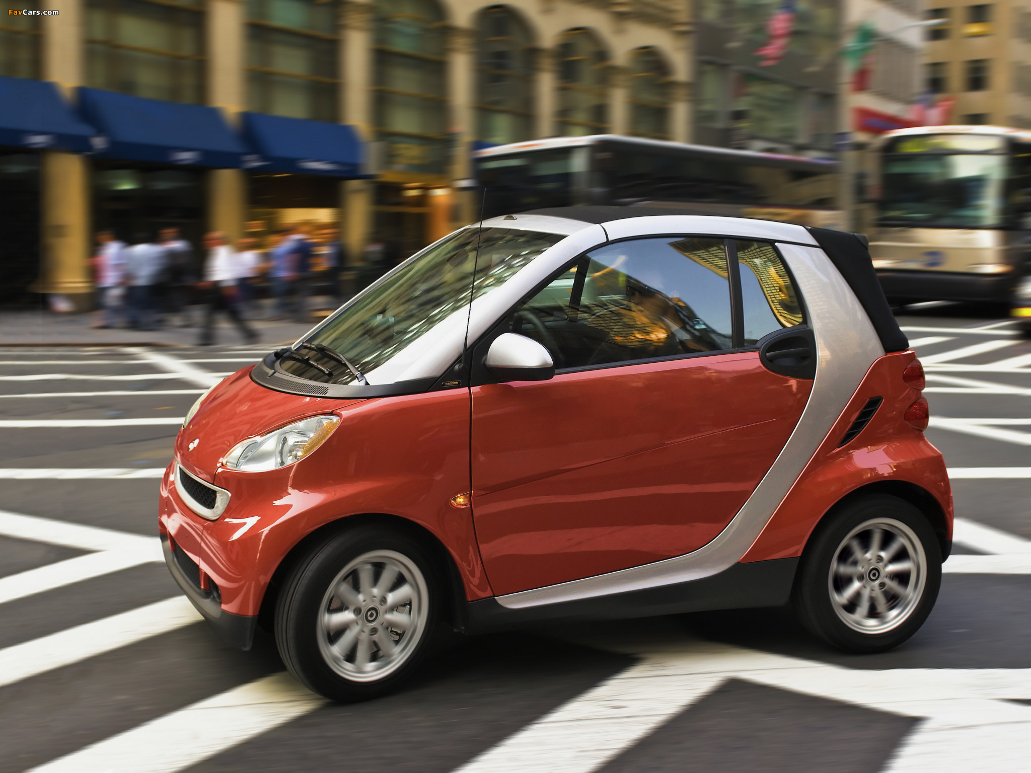 Smart ForTwo Passion Cabrio 2007–10 wallpapers (2048 x 1536)