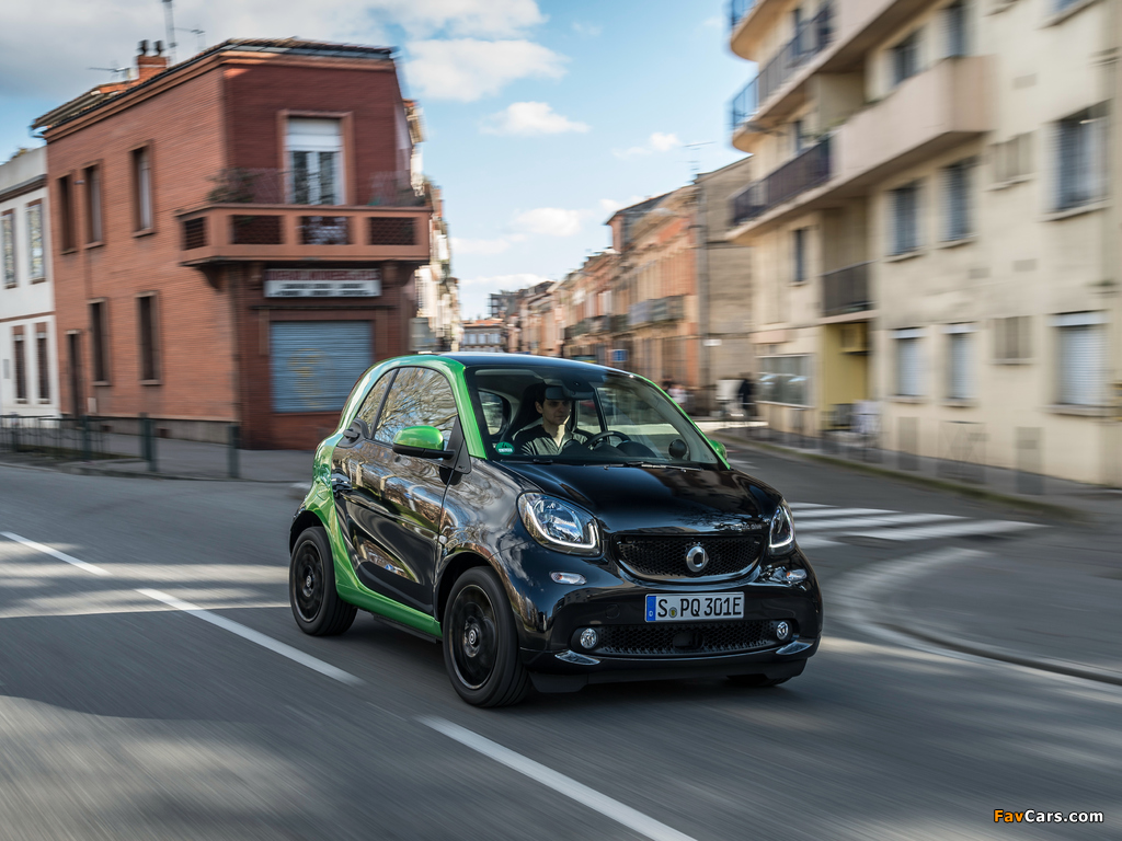 Smart ForTwo prime coupé electric drive (C453) 2017 wallpapers (1024 x 768)