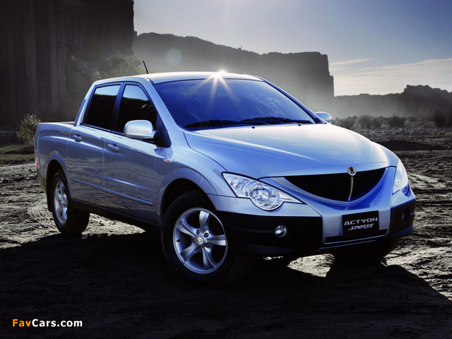 SsangYong Actyon Sports 2006 wallpapers (640 x 480)