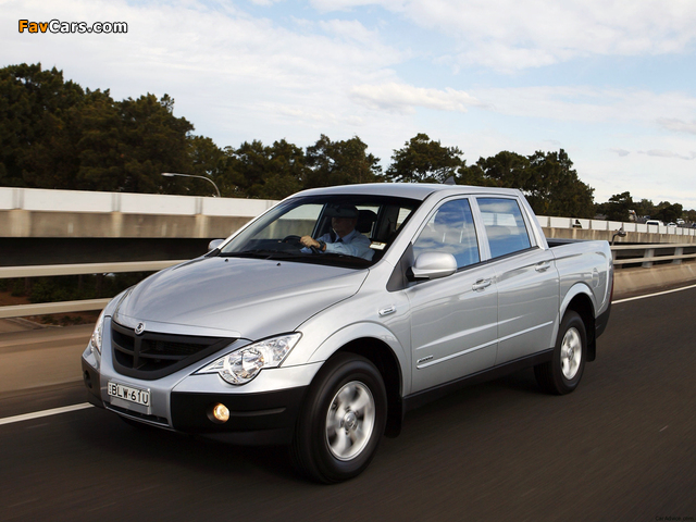 SsangYong Actyon Sports AU-spec 2007 wallpapers (640 x 480)