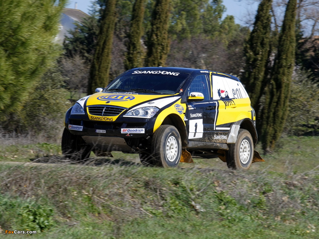 SsangYong Kyron Rally 2009 wallpapers (1024 x 768)