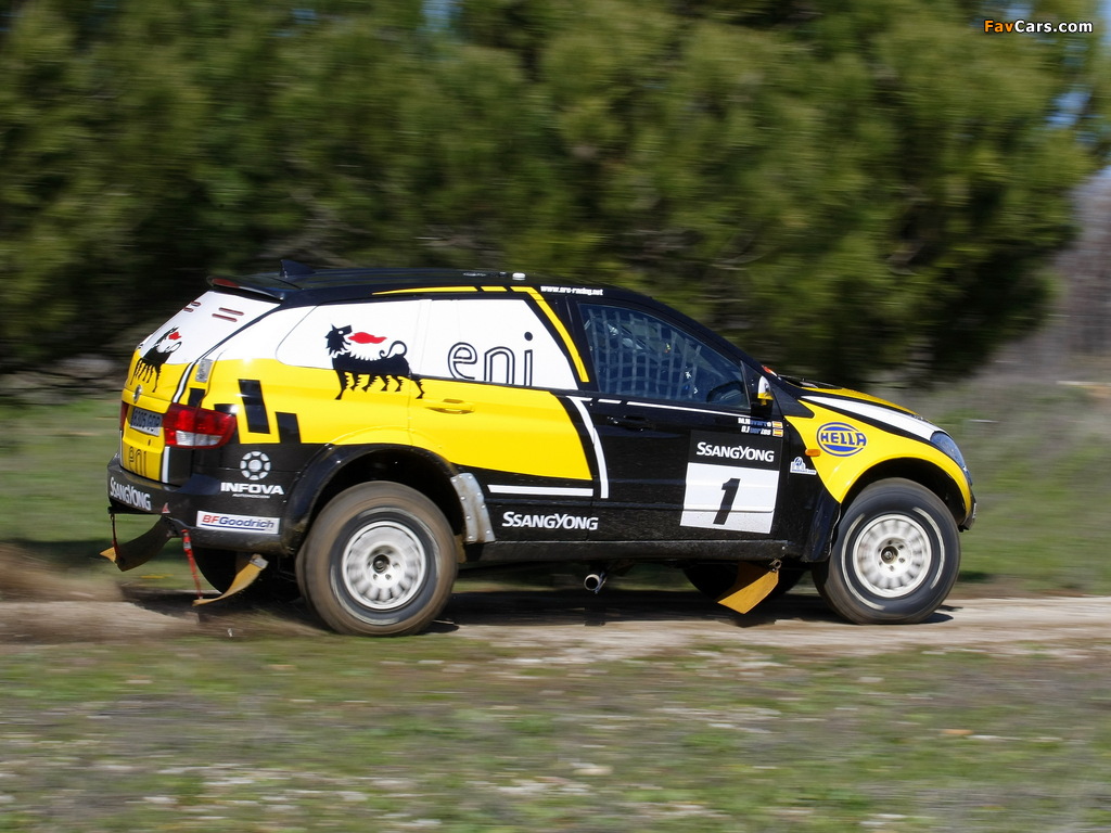 SsangYong Kyron Rally 2009 wallpapers (1024 x 768)