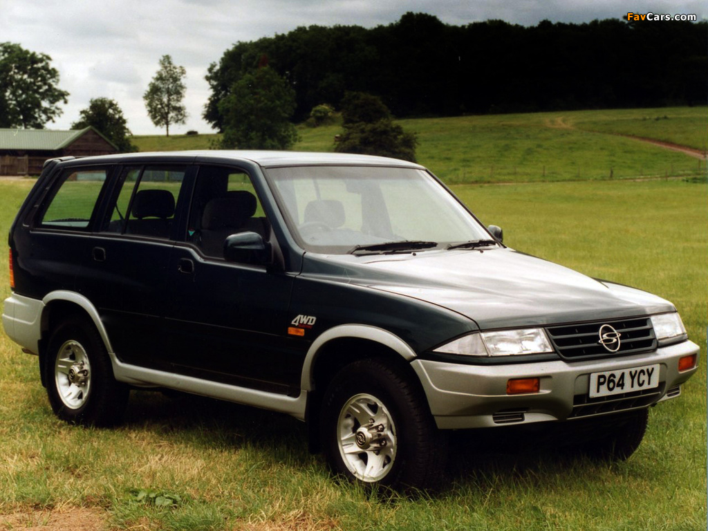 Photos of SsangYong Musso UK-spec 1993–98 (1024 x 768)