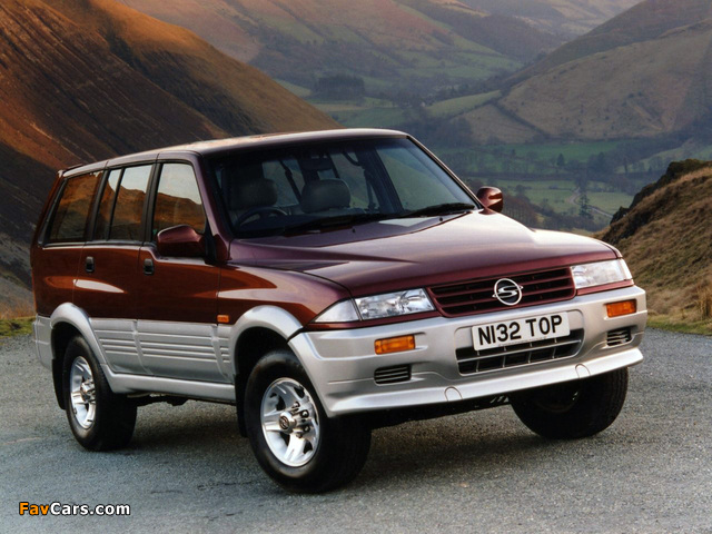 SsangYong Musso UK-spec 1993–98 wallpapers (640 x 480)