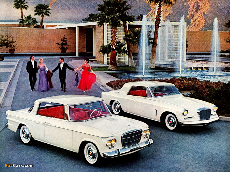 Studebaker Lark Hardtop & Gran Turismo Hawk 1962 wallpapers (800 x 600)