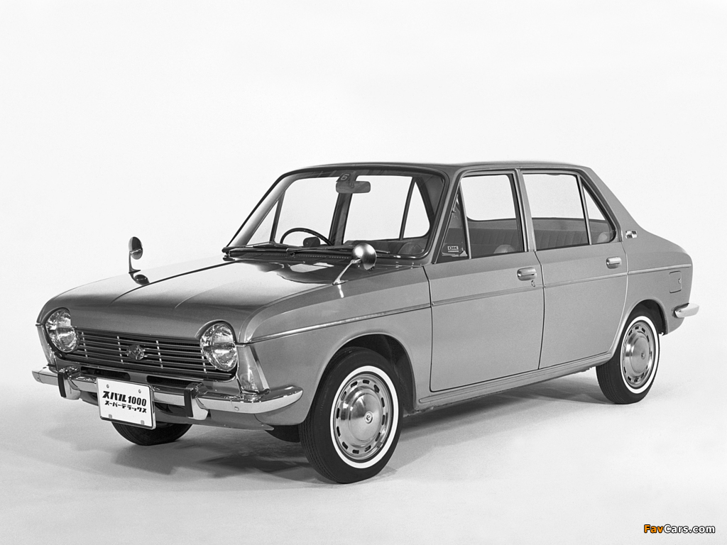 Subaru 1000 4-door Sedan 1965–69 wallpapers (1024 x 768)