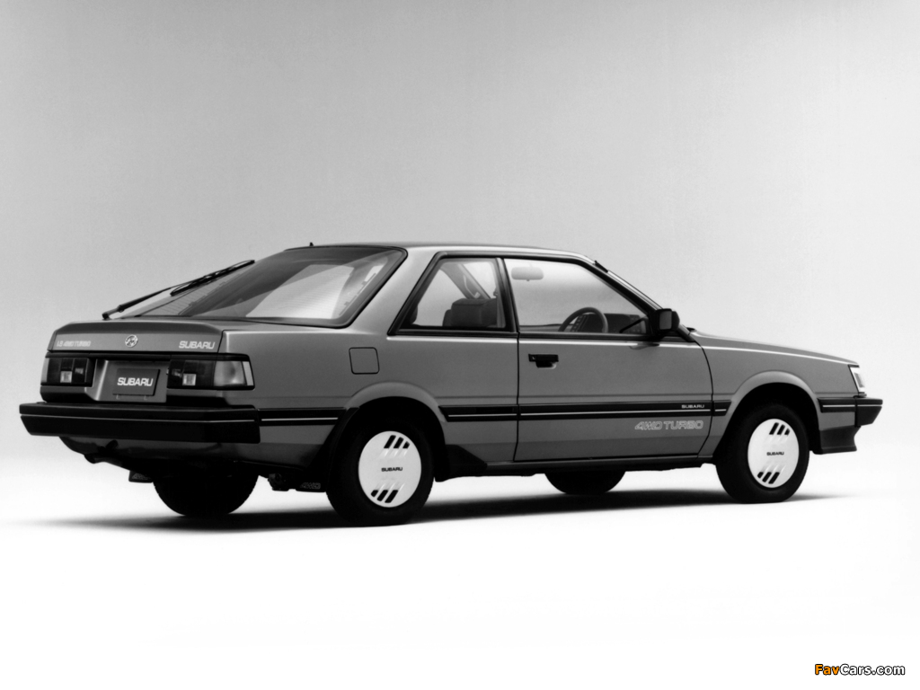 Subaru 1800 Coupe 4WD Turbo UK-spec (AG) 1987–89 photos (1024 x 768)