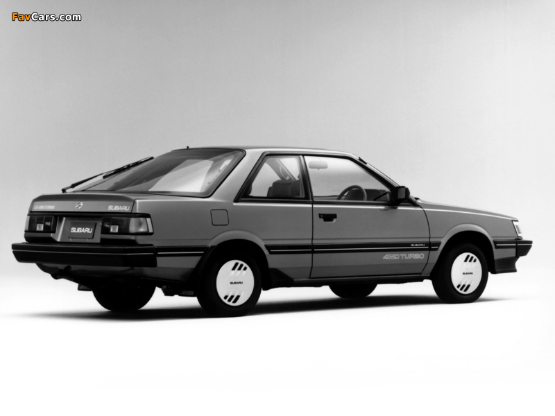 Subaru 1800 Coupe 4WD Turbo UK-spec (AG) 1987–89 photos (800 x 600)