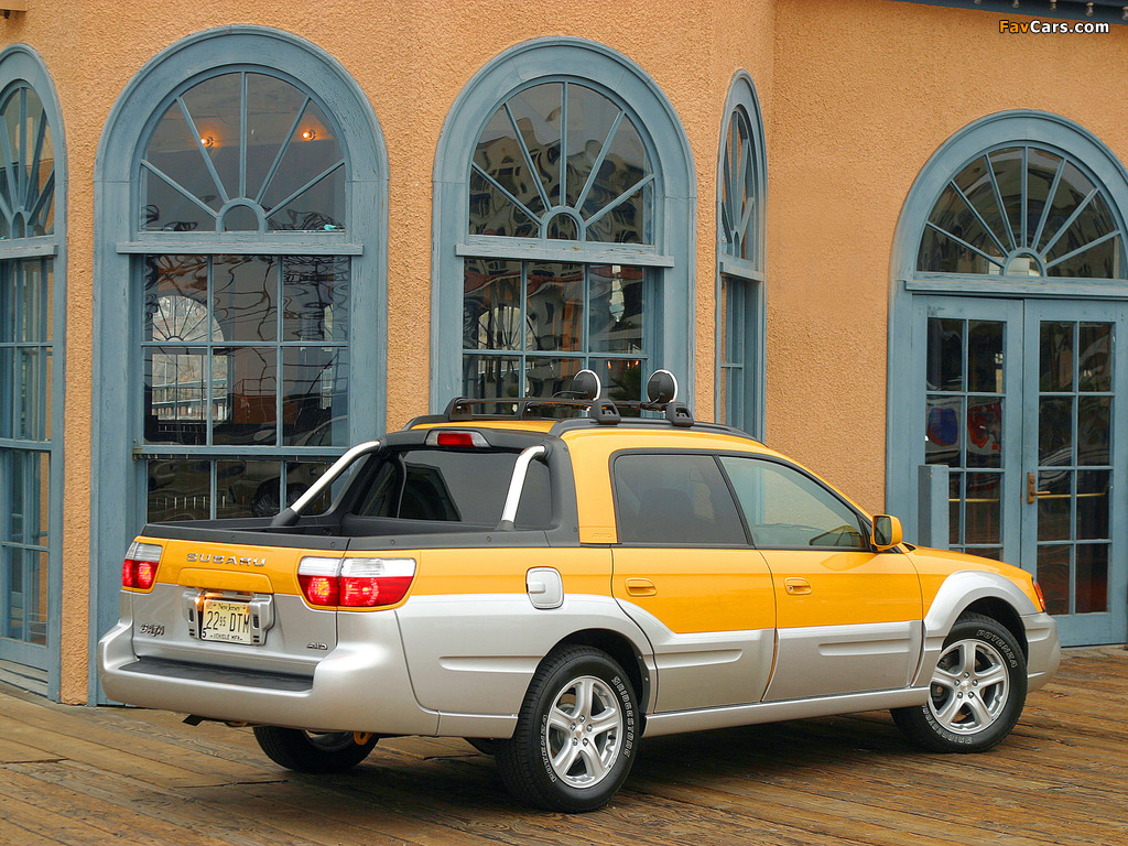 Subaru Baja 2002–06 wallpapers (1024 x 768)