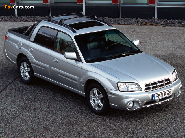 Subaru Baja DE-spec 2003 photos (640 x 480)