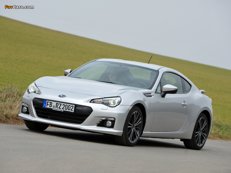 Subaru BRZ Aero Package EU-spec (ZC6) 2012 images (800 x 600)