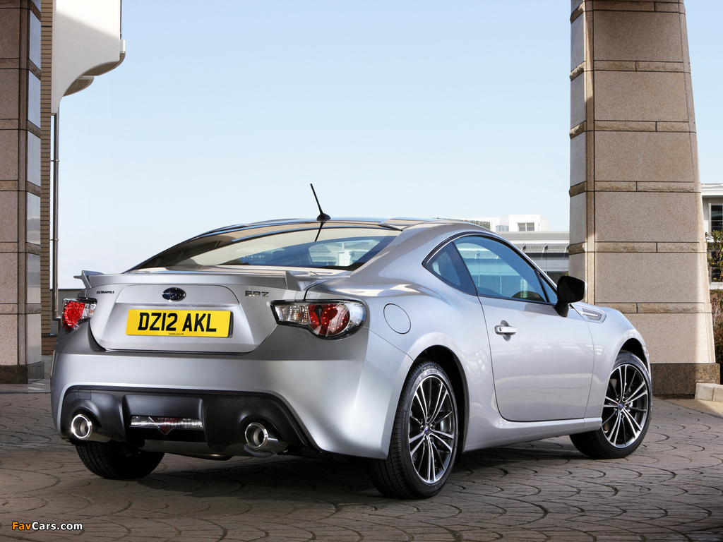 Subaru BRZ Aero Package UK-spec (ZC6) 2012 wallpapers (1024 x 768)