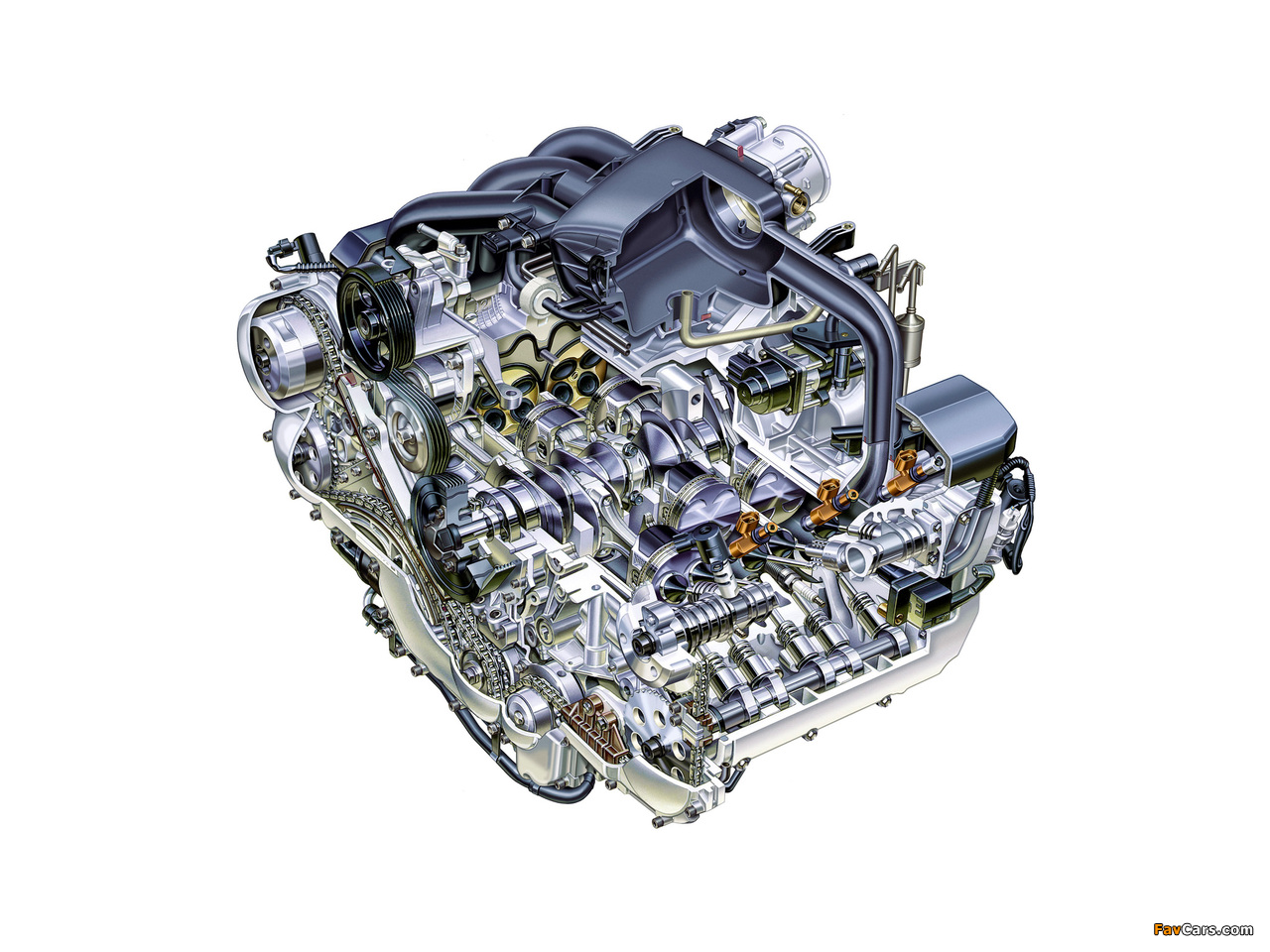 Photos of Engines  Subaru Legacy 3.0R (1280 x 960)