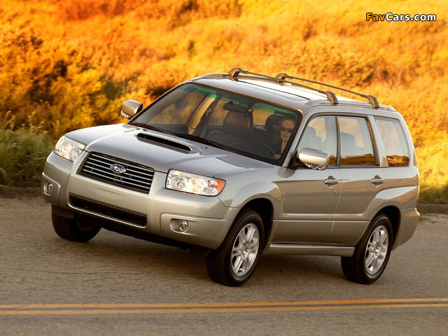 Images of Subaru Forester 2.5XT US-spec (SG) 2005–08 (640 x 480)