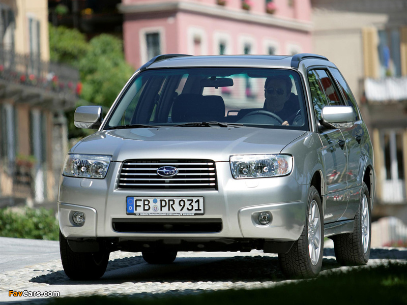 Images of Subaru Forester 2.0X 2005–08 (800 x 600)