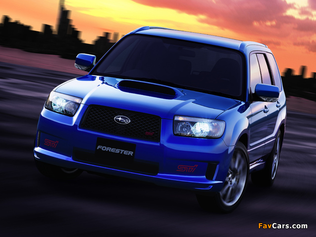 Images of Subaru Forester STi 2005–08 (640 x 480)