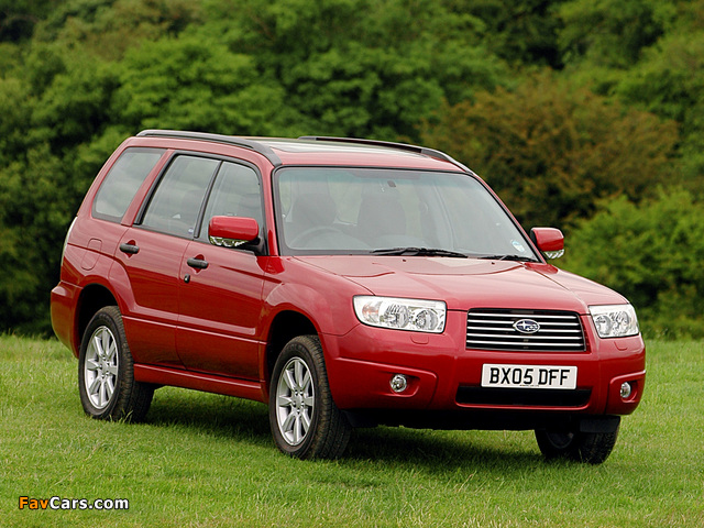 Images of Subaru Forester 2.0X UK-spec (SG) 2005–08 (640 x 480)