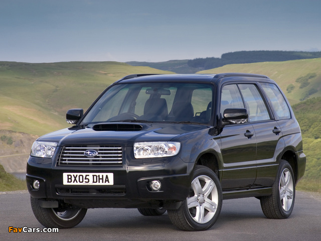 Images of Subaru Forester 2.5XT UK-spec (SG) 2005–08 (640 x 480)