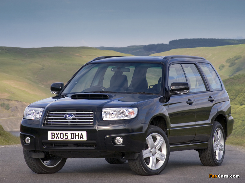 Images of Subaru Forester 2.5XT UK-spec (SG) 2005–08 (800 x 600)
