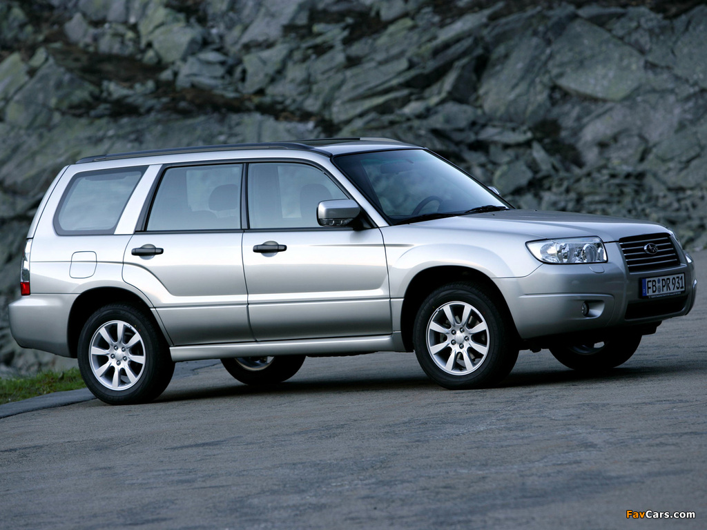 Photos of Subaru Forester 2.0X 2005–08 (1024 x 768)