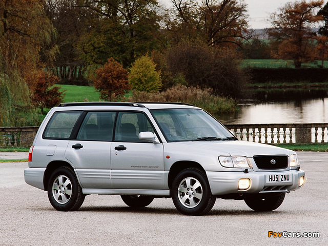 Pictures of Subaru Forester Sport UK-spec (SF) 2000–02 (640 x 480)