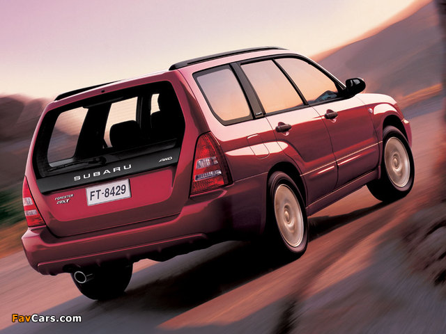 Pictures of Subaru Forester XT 2003–05 (640 x 480)