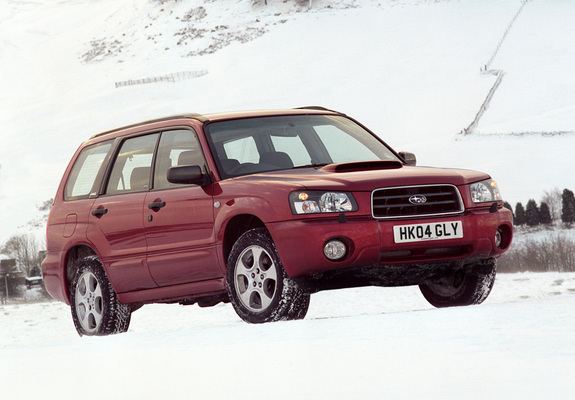 Pictures of Subaru Forester XT UK-spec (SG) 2003–05