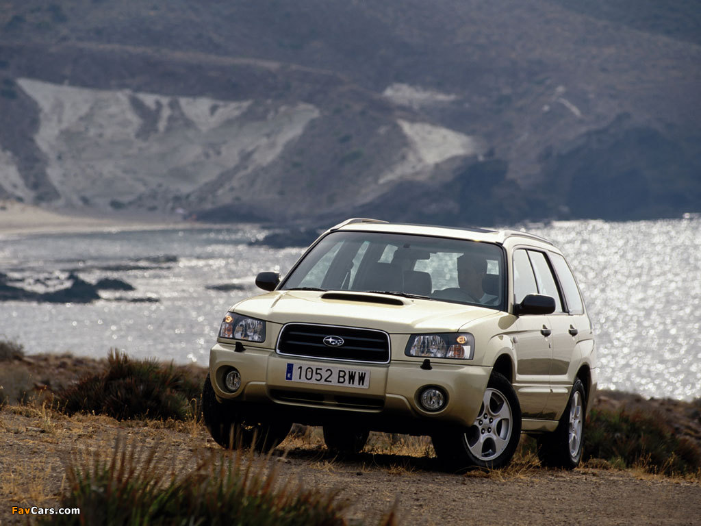 Pictures of Subaru Forester XT 2003–05 (1024 x 768)