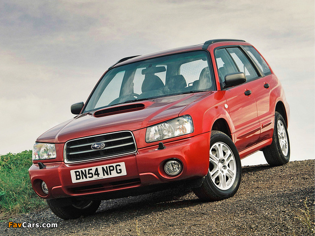 Pictures of Subaru Forester XT UK-spec (SG) 2003–05 (640 x 480)
