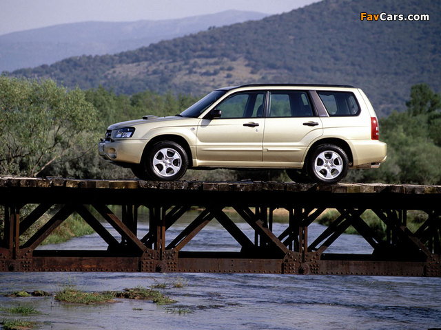 Pictures of Subaru Forester XT 2003–05 (640 x 480)