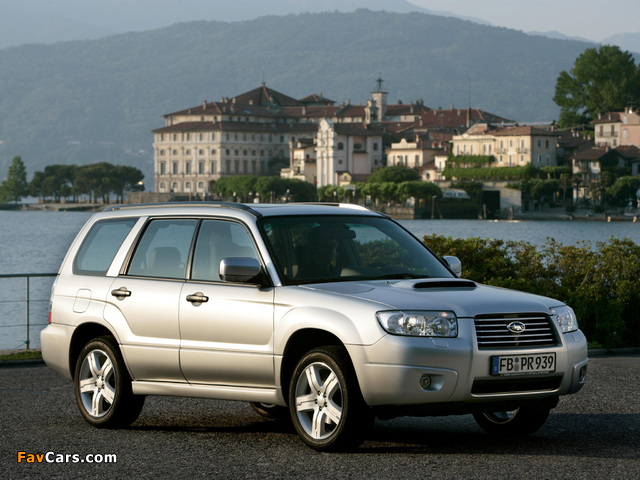 Pictures of Subaru Forester 2.5XT (SG) 2005–08 (640 x 480)