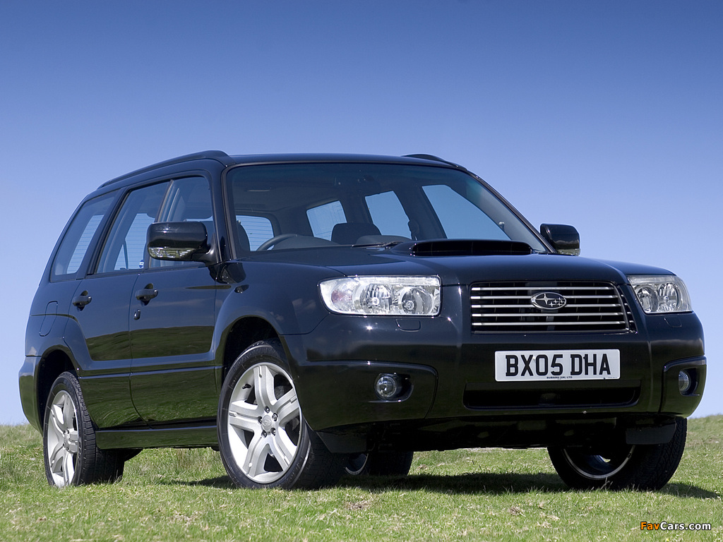 Pictures of Subaru Forester 2.5XT UK-spec (SG) 2005–08 (1024 x 768)