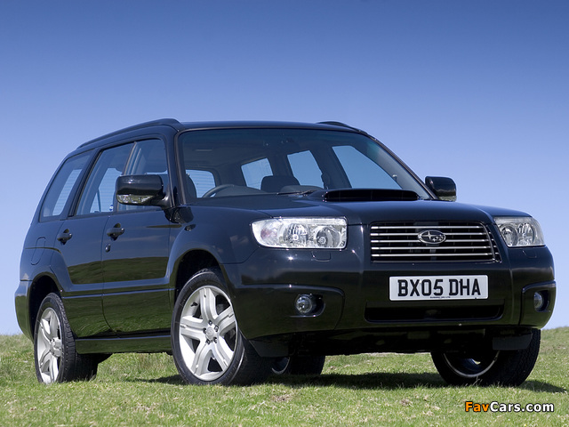 Pictures of Subaru Forester 2.5XT UK-spec (SG) 2005–08 (640 x 480)