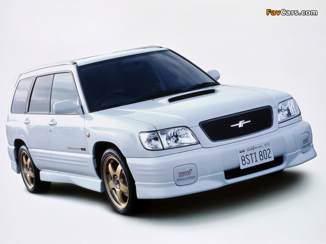 Subaru Forester STi II 2000–02 images (640 x 480)