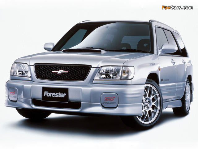 Subaru Forester STi II 2000–02 images (640 x 480)