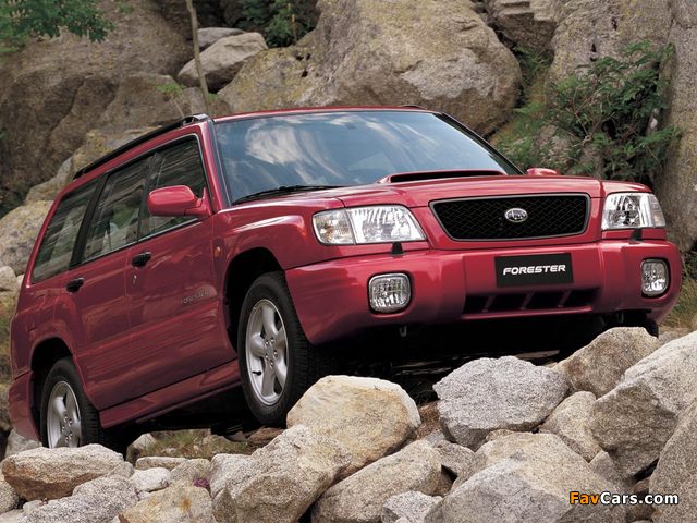 Subaru Forester S-Turbo (SF) 2000–02 images (640 x 480)