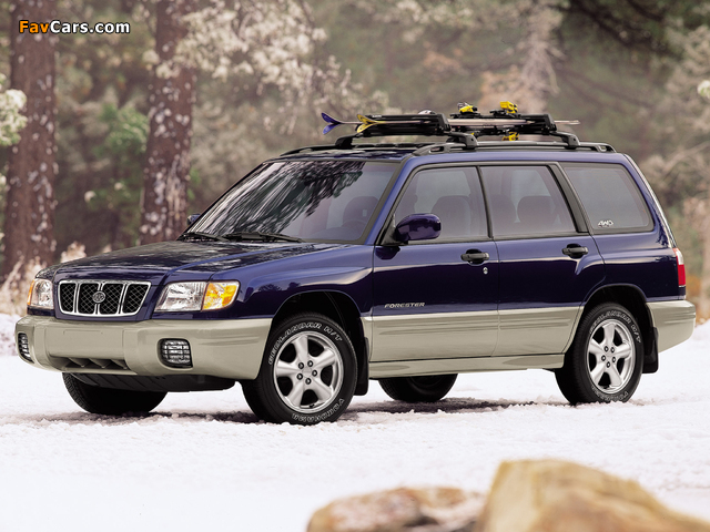 Subaru Forester 2.0GX US-spec (SF) 2000–02 images (640 x 480)