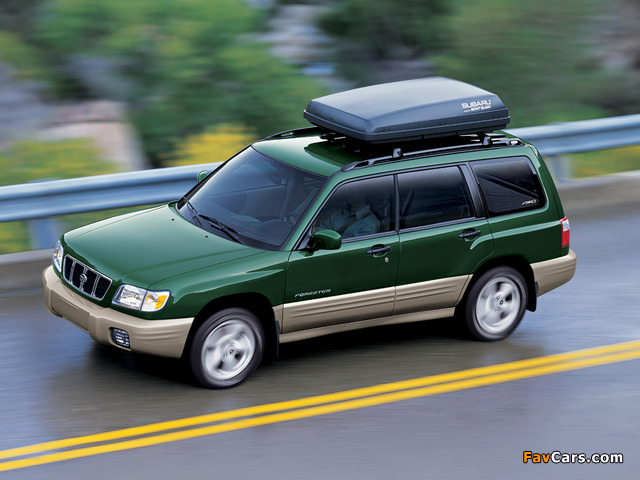 Subaru Forester 2.0GX US-spec (SF) 2000–02 wallpapers (640 x 480)