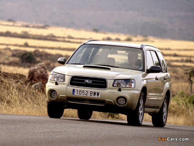 Subaru Forester XT 2003–05 images (640 x 480)