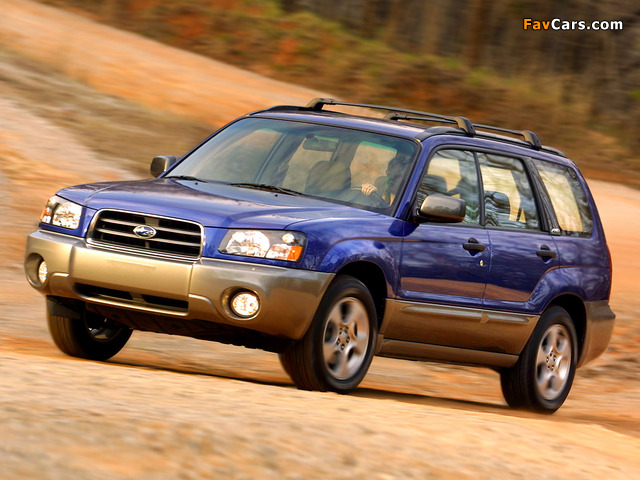 Subaru Forester US-spec (SG) 2003–05 images (640 x 480)
