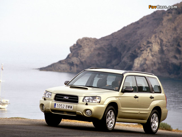 Subaru Forester XT 2003–05 images (640 x 480)