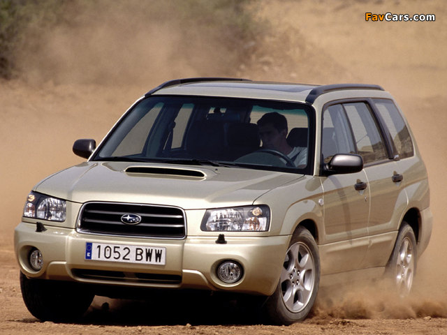 Subaru Forester XT 2003–05 images (640 x 480)