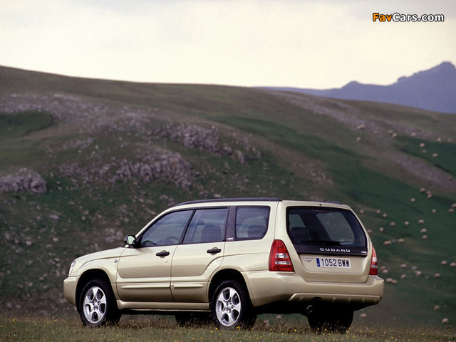 Subaru Forester XT 2003–05 photos (640 x 480)