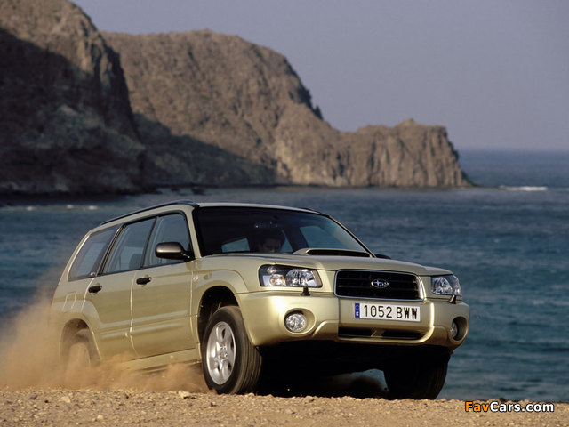 Subaru Forester XT 2003–05 wallpapers (640 x 480)