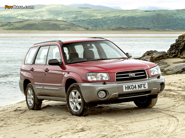 Subaru Forester UK-spec (SG) 2003–05 wallpapers (640 x 480)