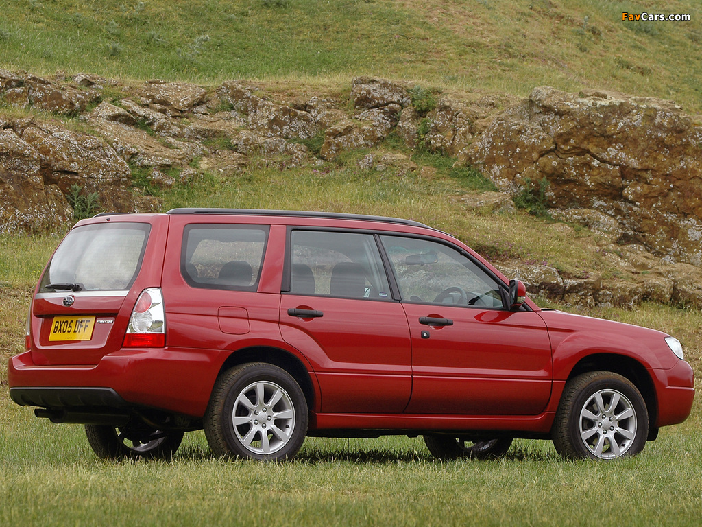 Subaru Forester 2.0X UK-spec (SG) 2005–08 images (1024 x 768)