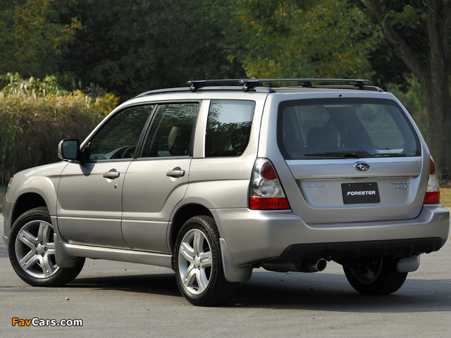 Subaru Forester Sports US-spec (SG) 2005–08 images (640 x 480)